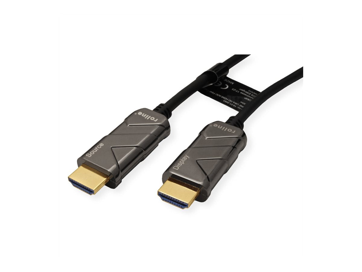 ROLINE Ultra HDMI Aktiv Optisches 8K Kabel 15m - Detailansicht