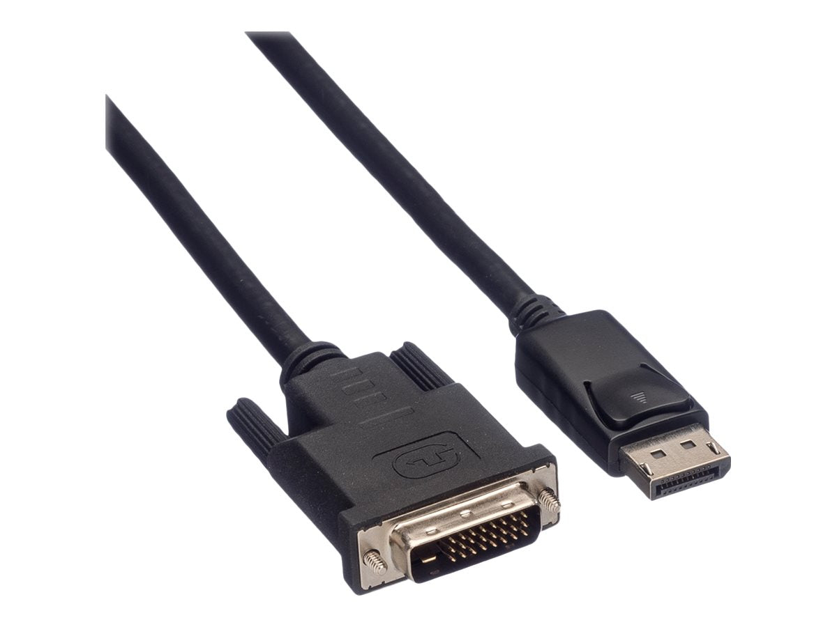 ROLINE DisplayPort Kabel DP ST - DVI ST LSOH schwarz 1,5m Verpackung