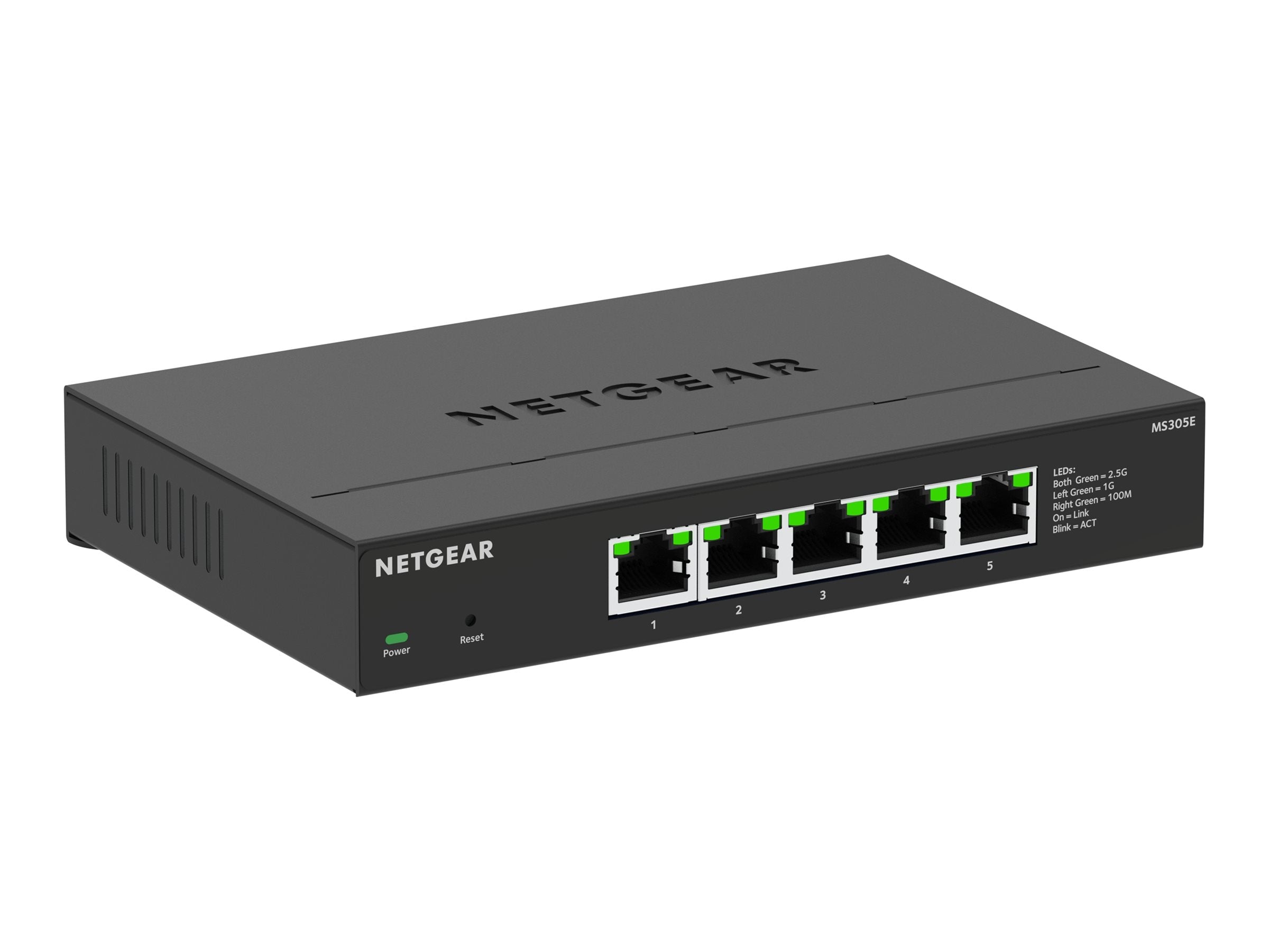 NETGEAR 5PT Multigig Plus Switch MS305E Vorderansicht