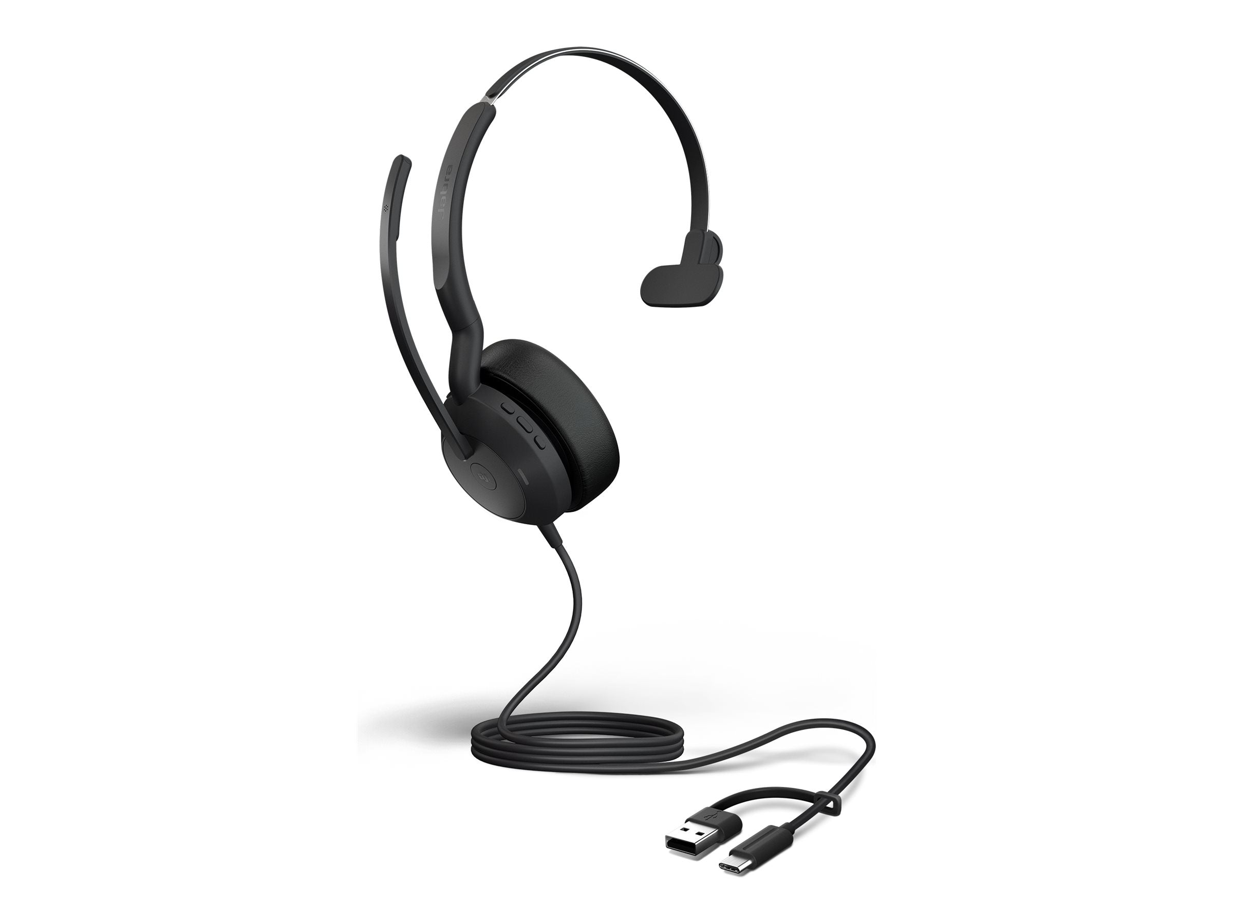 JABRA Evolve2 50 USB C/A MS Mono Vorderansicht