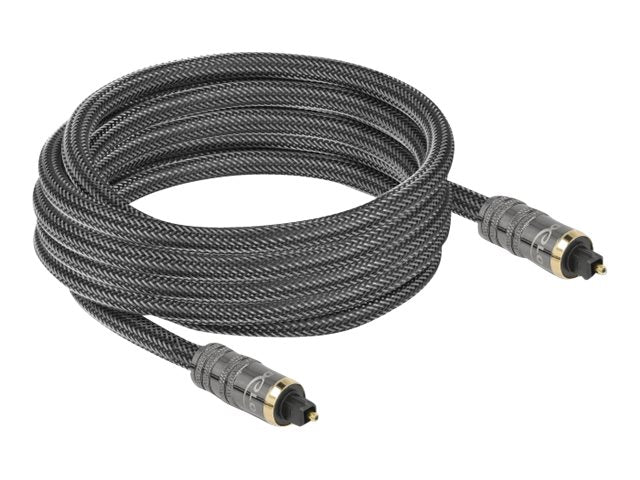 DELOCK TOSLINK Standard Kabel Stecker - Stecker 5 m Vorderansicht