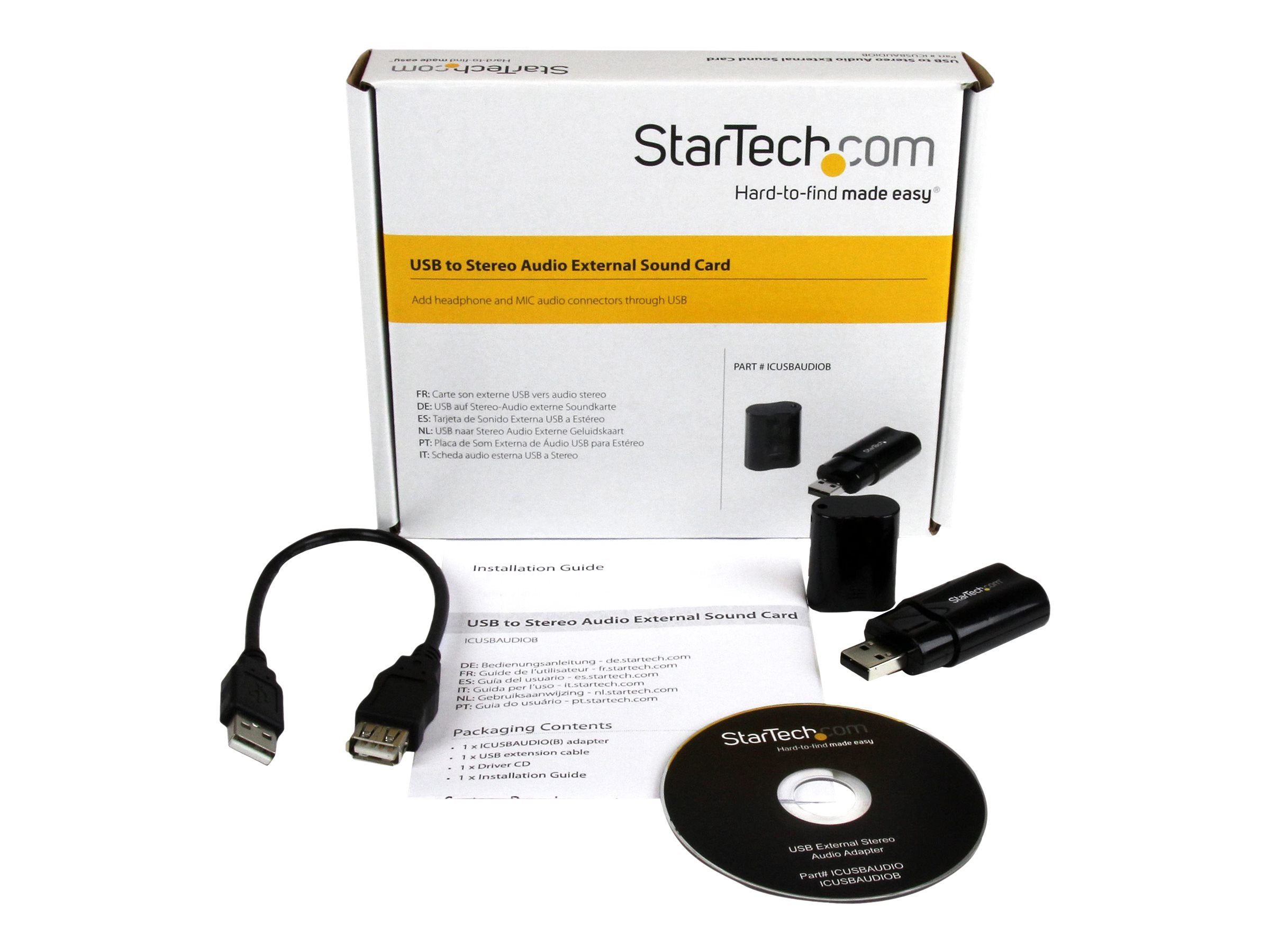 STARTECH.COM USB Audio Adapter Vorderansicht