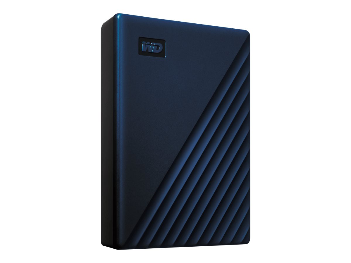 WD My Passport for MAC 5TB Blue - Vorderansicht