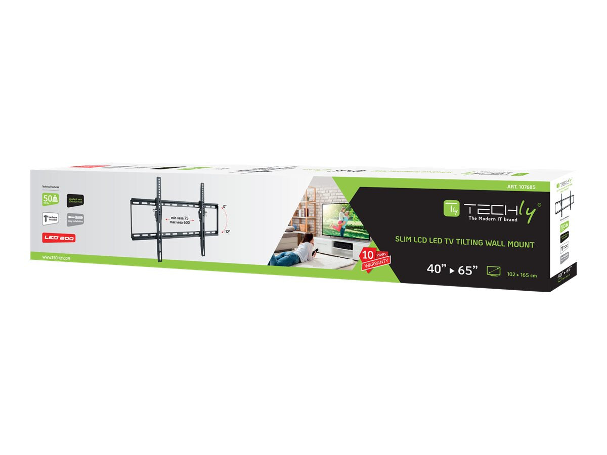 EFB TECHLY Wandhalterung für LCD TV 40 - 65 Zoll Vorderansicht