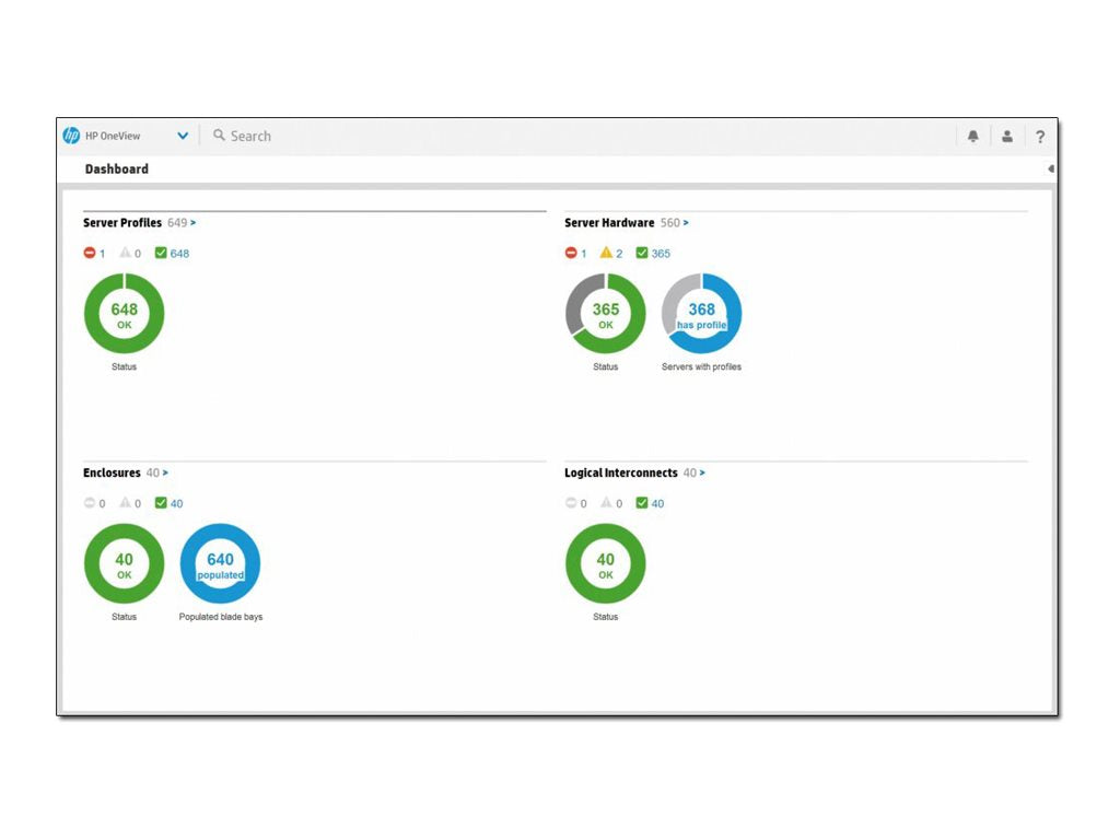 HPE OV 3yr 24x7 Supp Track 1 Svr Lic Vorderansicht