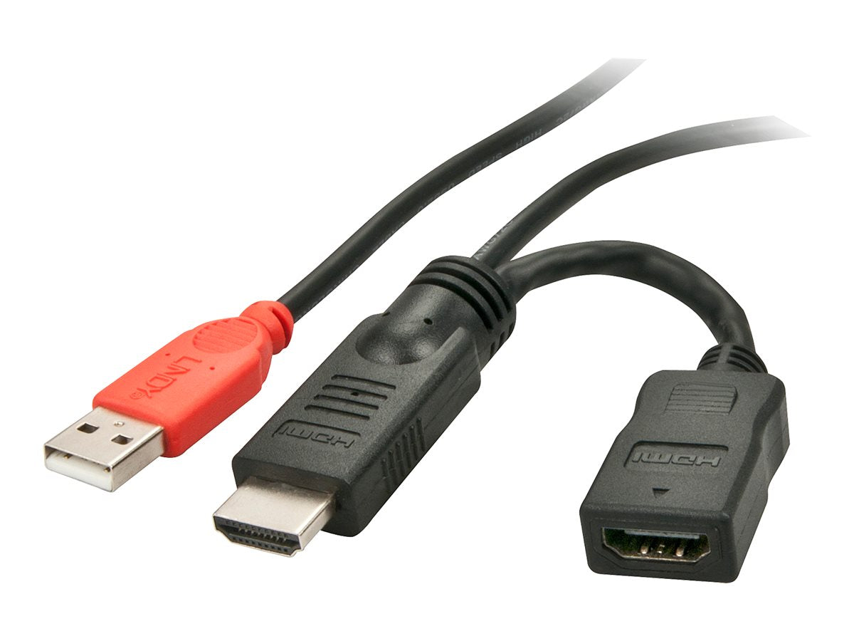 LINDY HDMI M/F Stromeinspeisungsadapter Vorderansicht