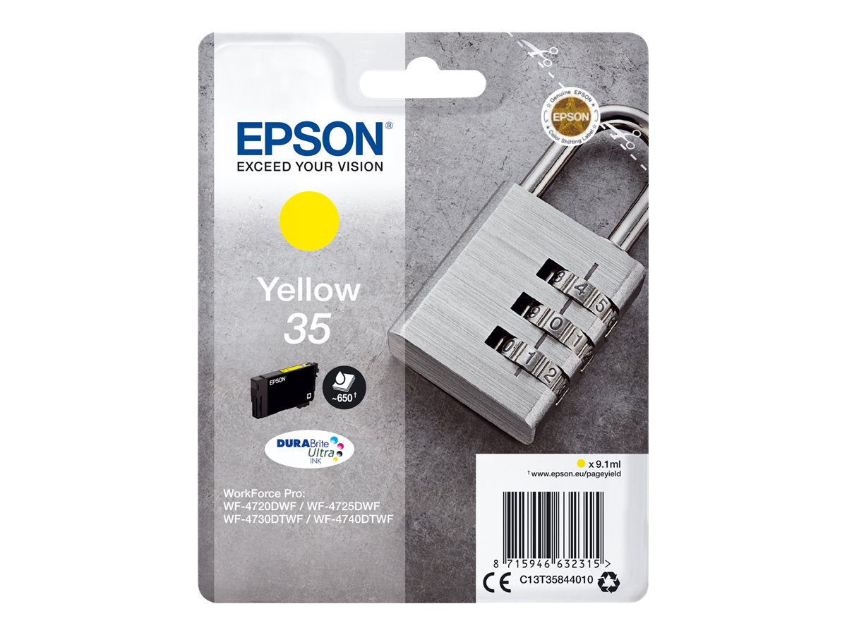 EPSON 2LB 35 Ink Yellow 9.1ml Verpackung