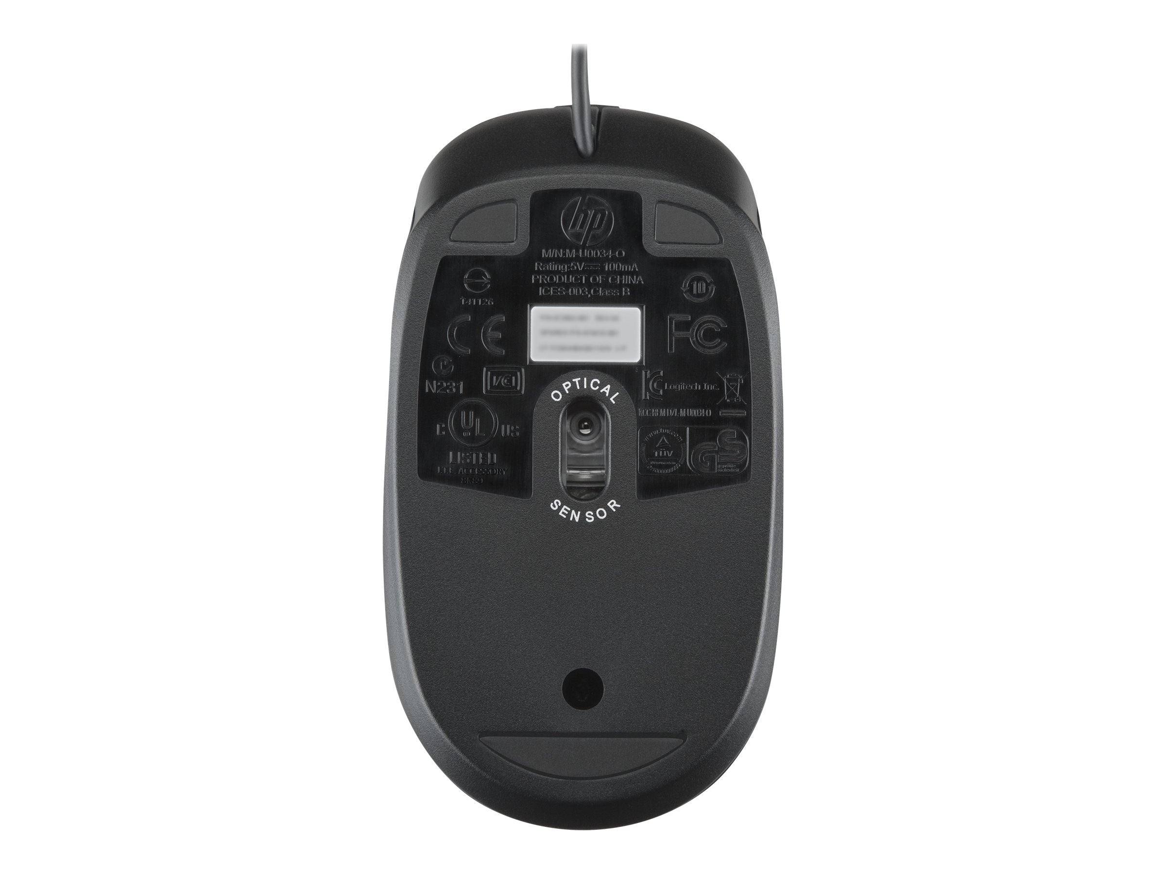 HP USB Optical 2.9M Mouse Vorderansicht