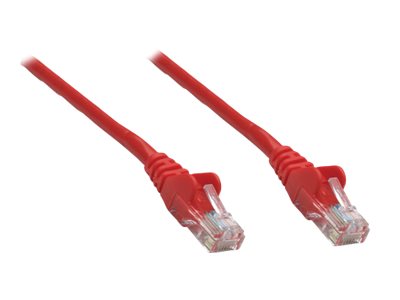 INTELLINET Netzwerkkabel Cat6A S/FTP CU LS0H 0,25m Rot Detailansicht