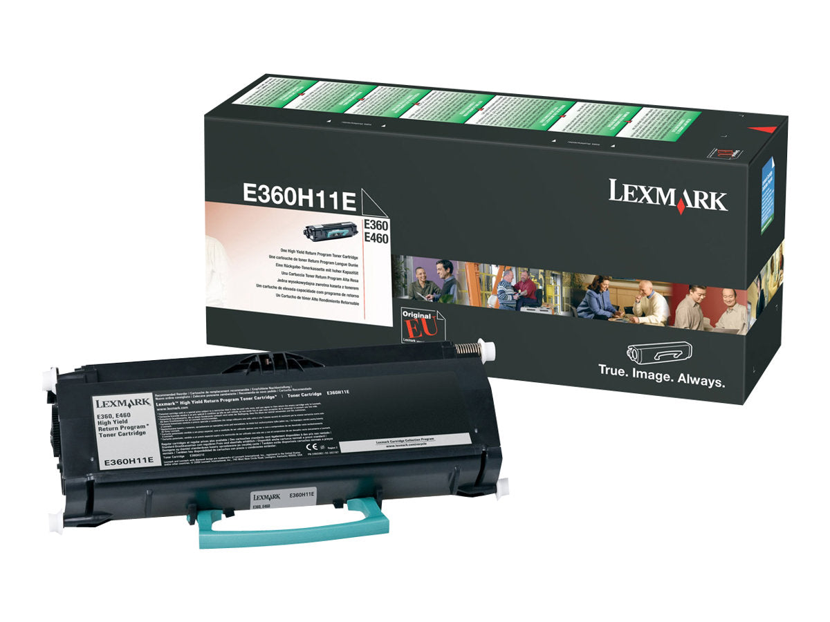 LEXMARK E360, E460 Toner schwarz hohe Kapazität Vorderansicht