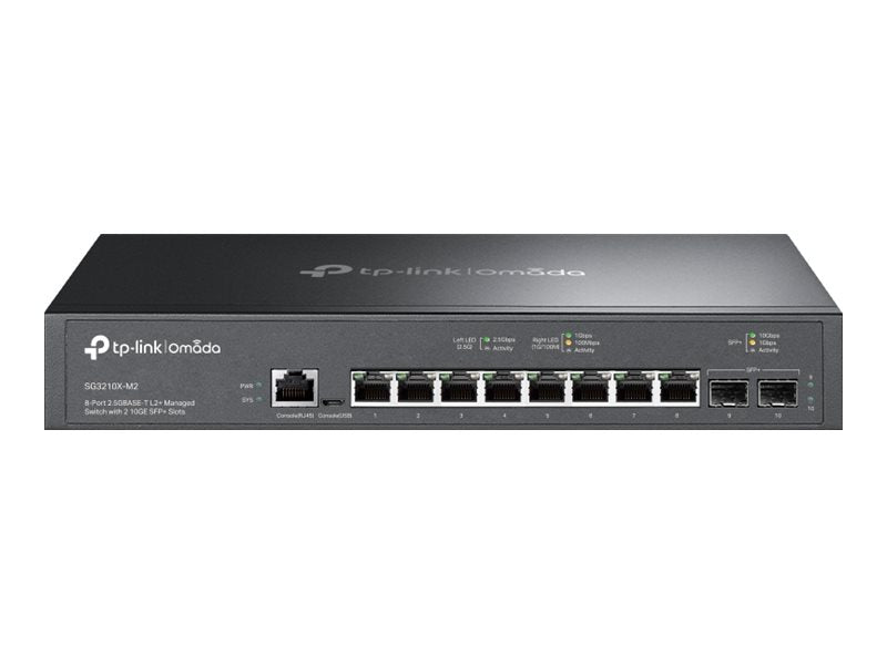 TP-LINK SG3210X-M2 Omada Switch Vorderansicht