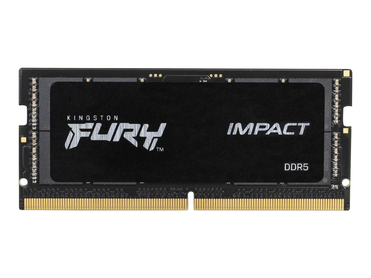 KINGSTON 64GB 4800MT/s DDR5 CL38 SODIMM Kit of 2 FURY Impact Vorderansicht