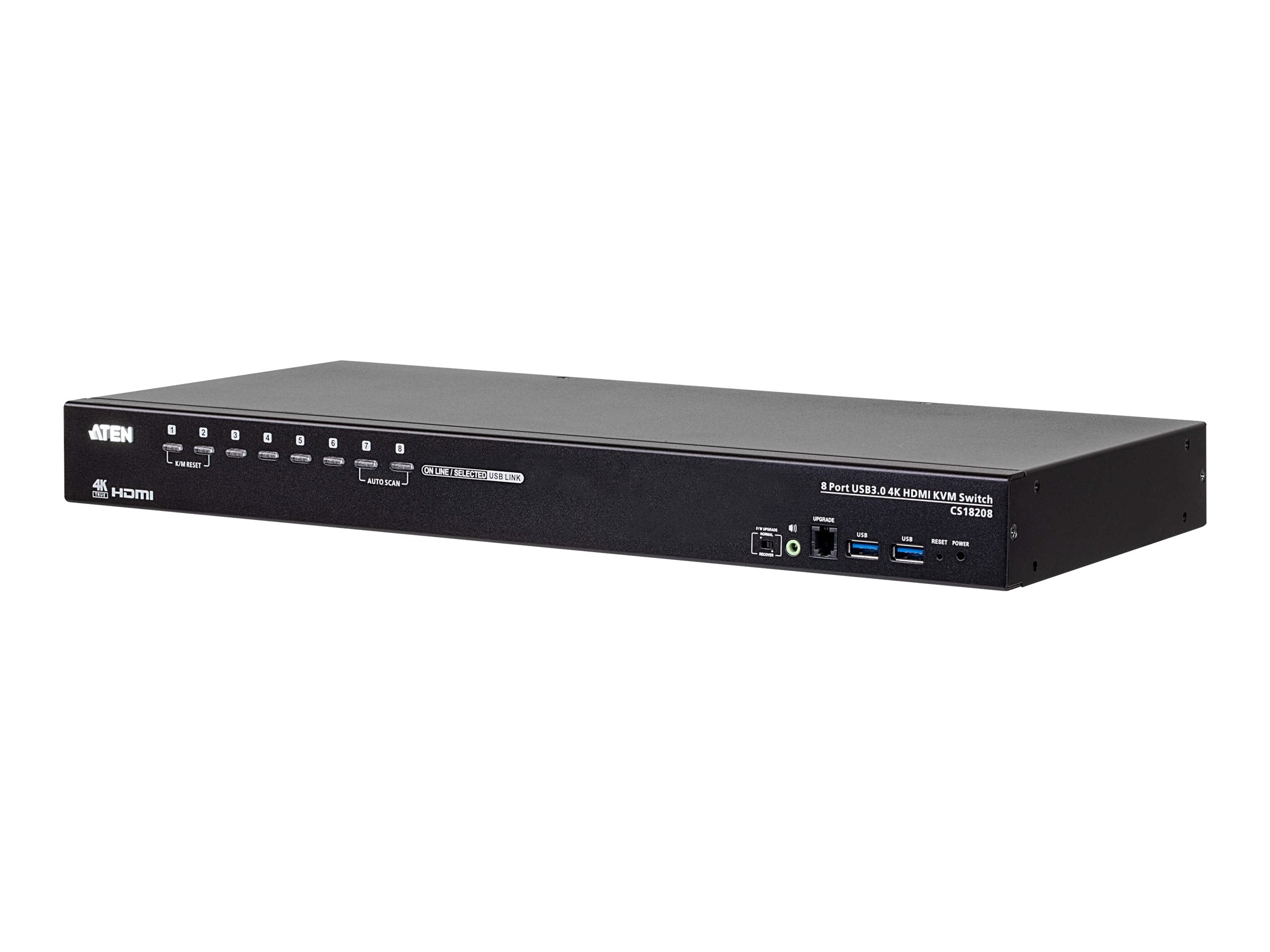 ATEN CS18208 8-Port USB3.0 HDMI KVM Switch Vorderansicht