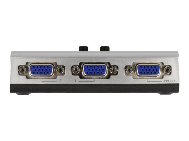 DELOCK Umschalter VGA 2 Port manuell bidirektional - Verpackung
