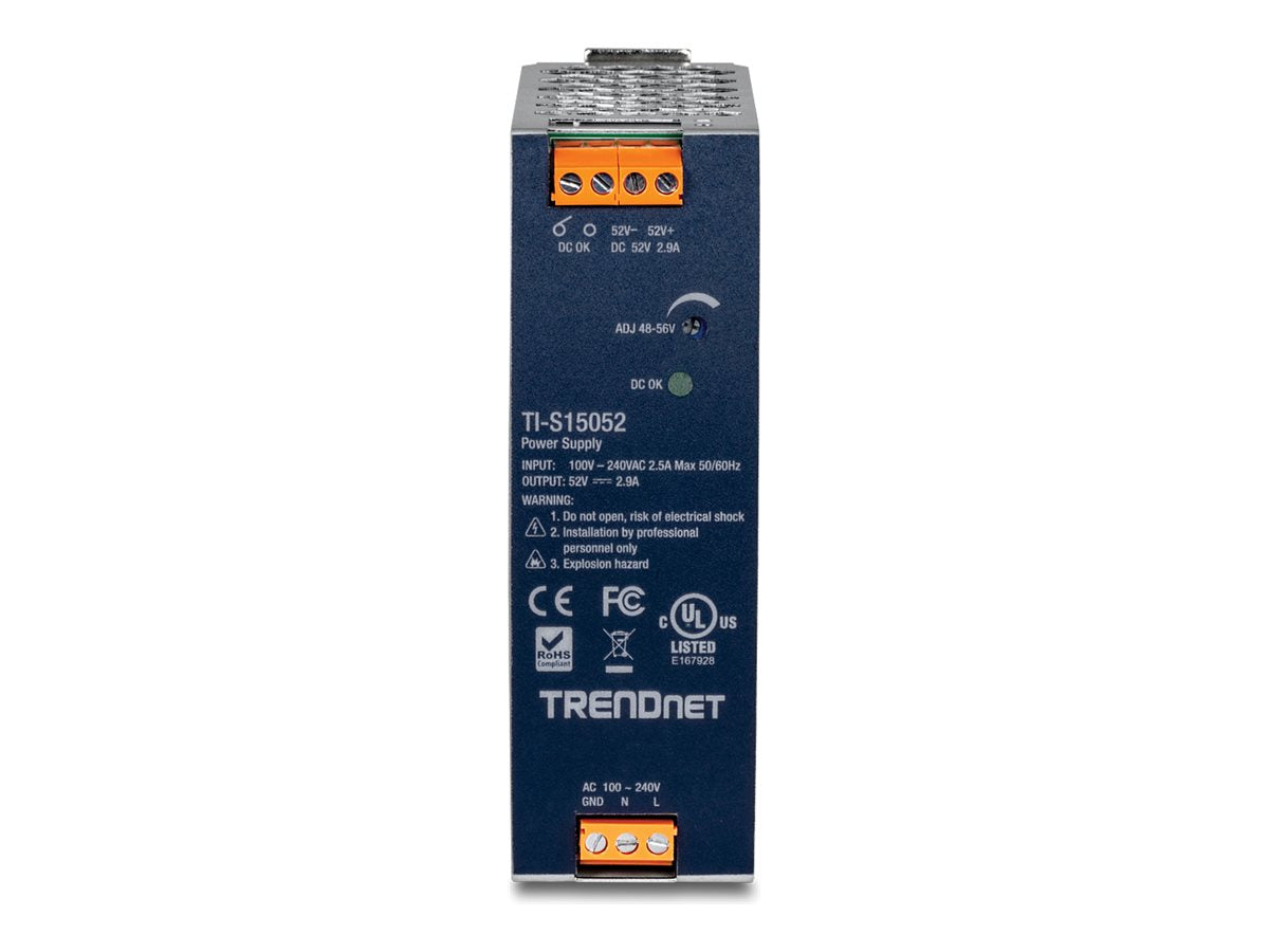 TRENDNET TI-S15052 DIN-Rail Power Supply Detailansicht