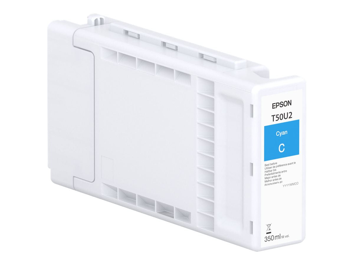 EPSON 4LB UltraChrome XD3 Cyan T50U2 350ml SC-T7700 Vorderansicht
