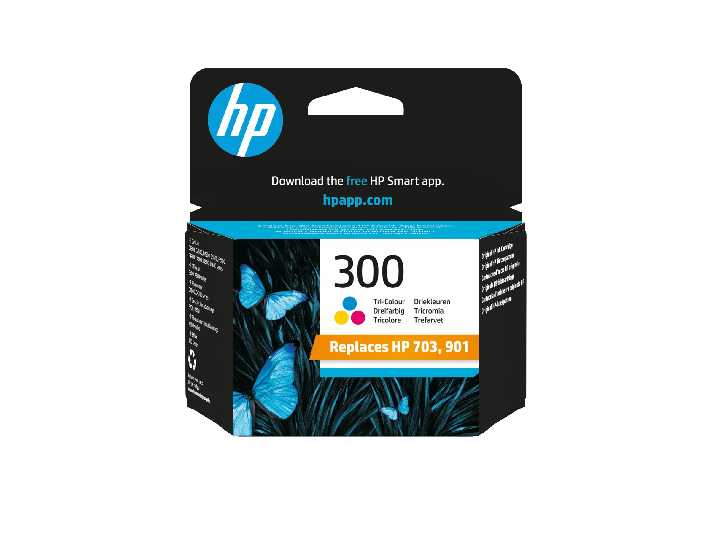 HP 300 Tintenpatrone CC643EE UUS Verpackung