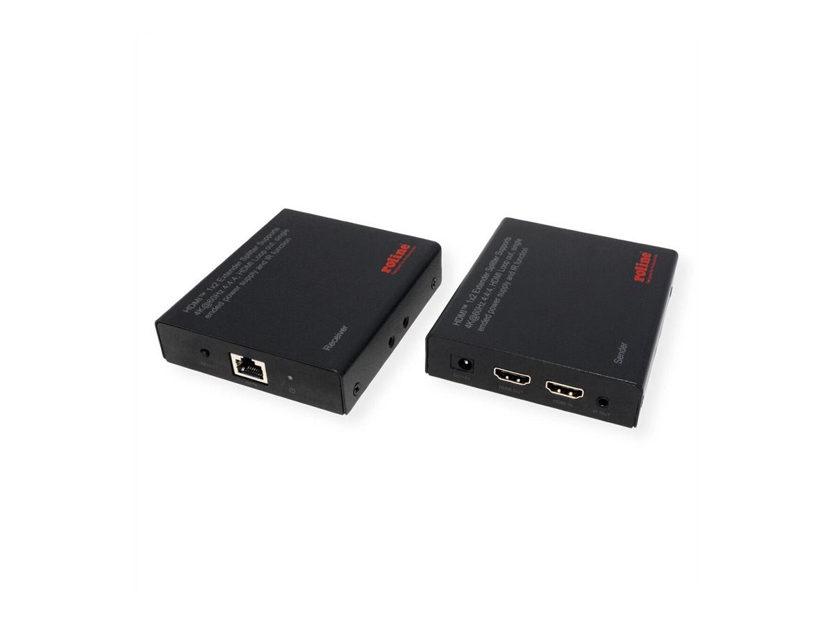 ROLINE HDMI Extender und Splitter mit Zubehör