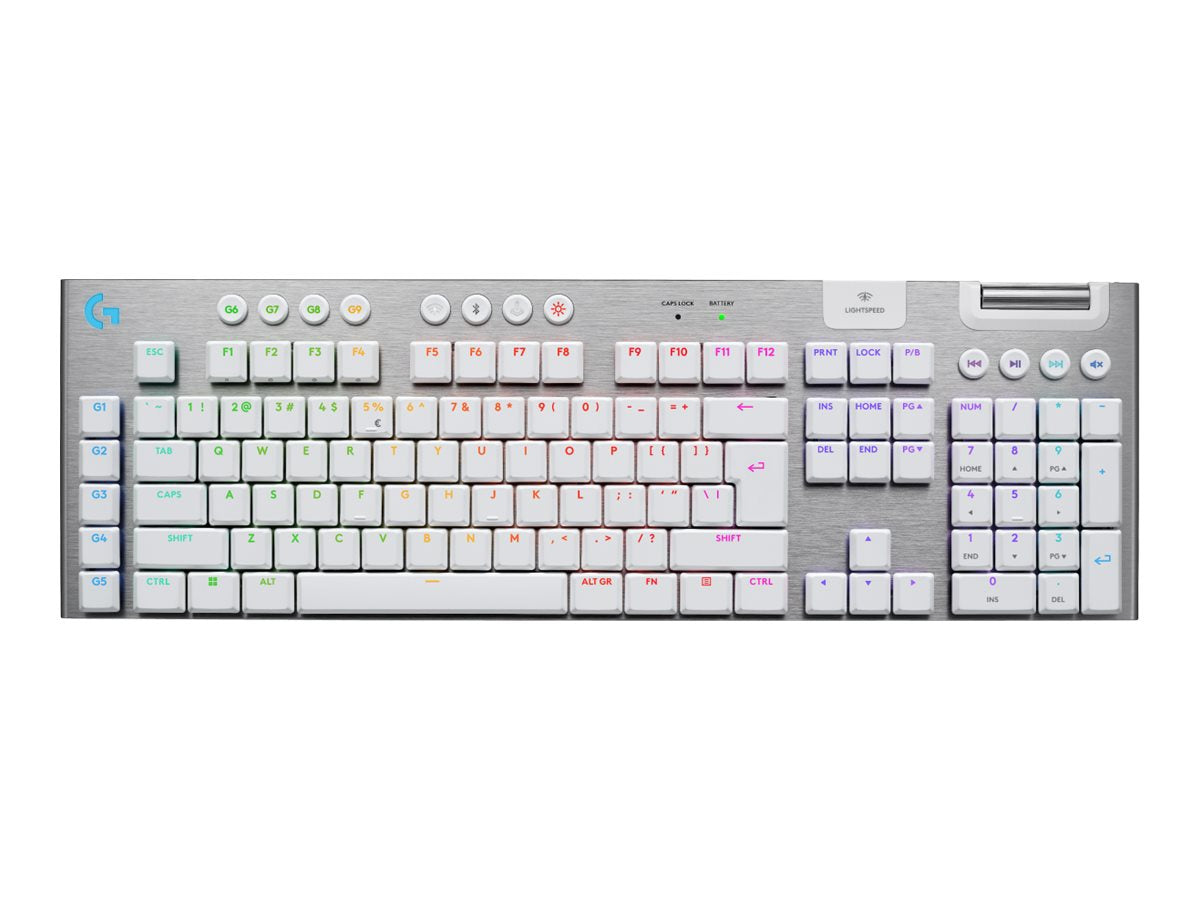 LOGITECH G915 X LIGHTSPEED Wireless Gaming Keyboard White (US)