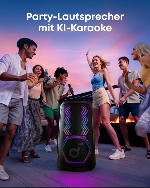 ANKER Soundcore Rave 3S Bluetooth Partybox mit Mikrofonen