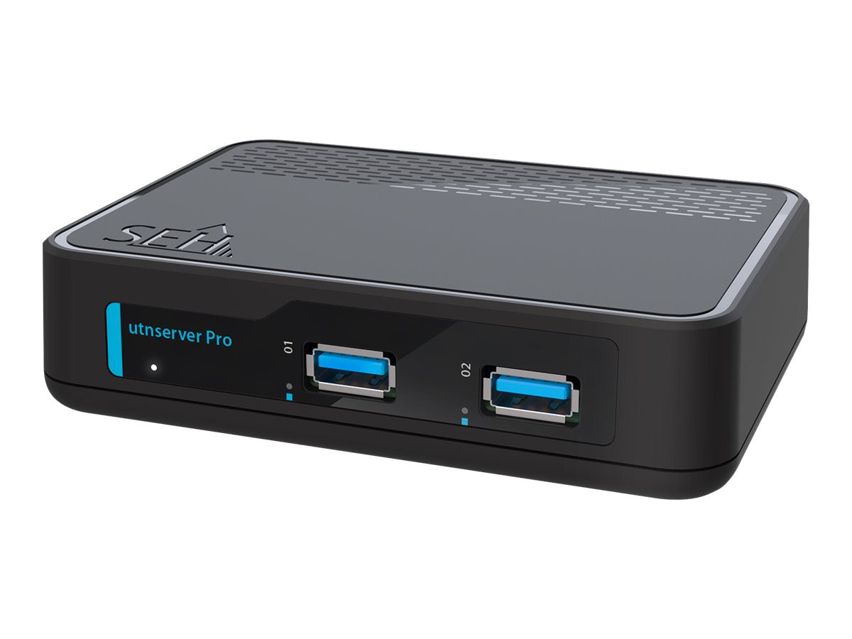 SEH utnserver Pro (EU) 2xUSB3.0 Geräteserver Vorderansicht