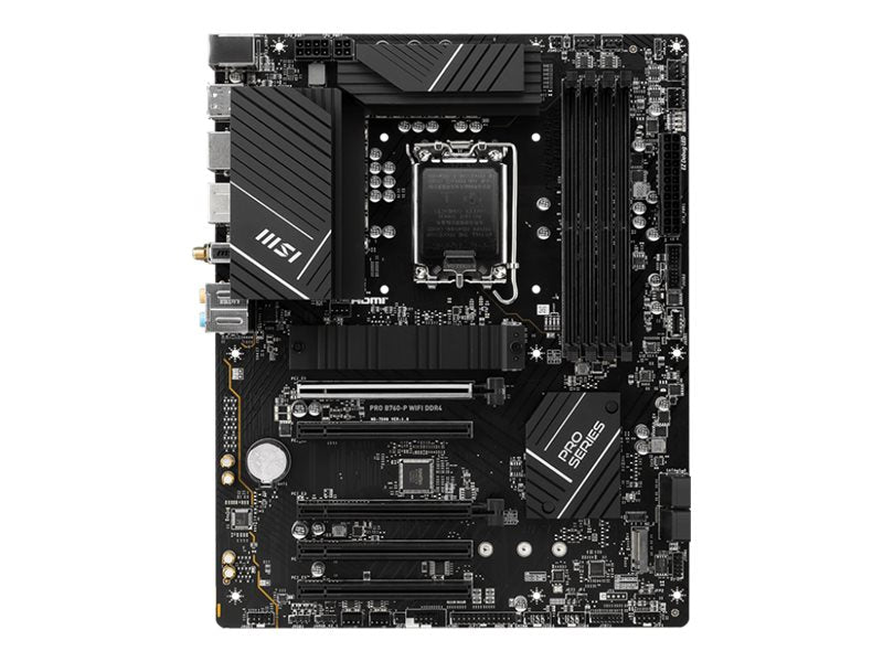 MSI PRO B760-P WIFI LGA1700 DDR4 Motherboard Vorderansicht