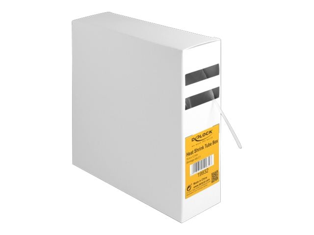 DELOCK Schrumpfschlauch Box 15mx1,2mm transparent - Vorderansicht