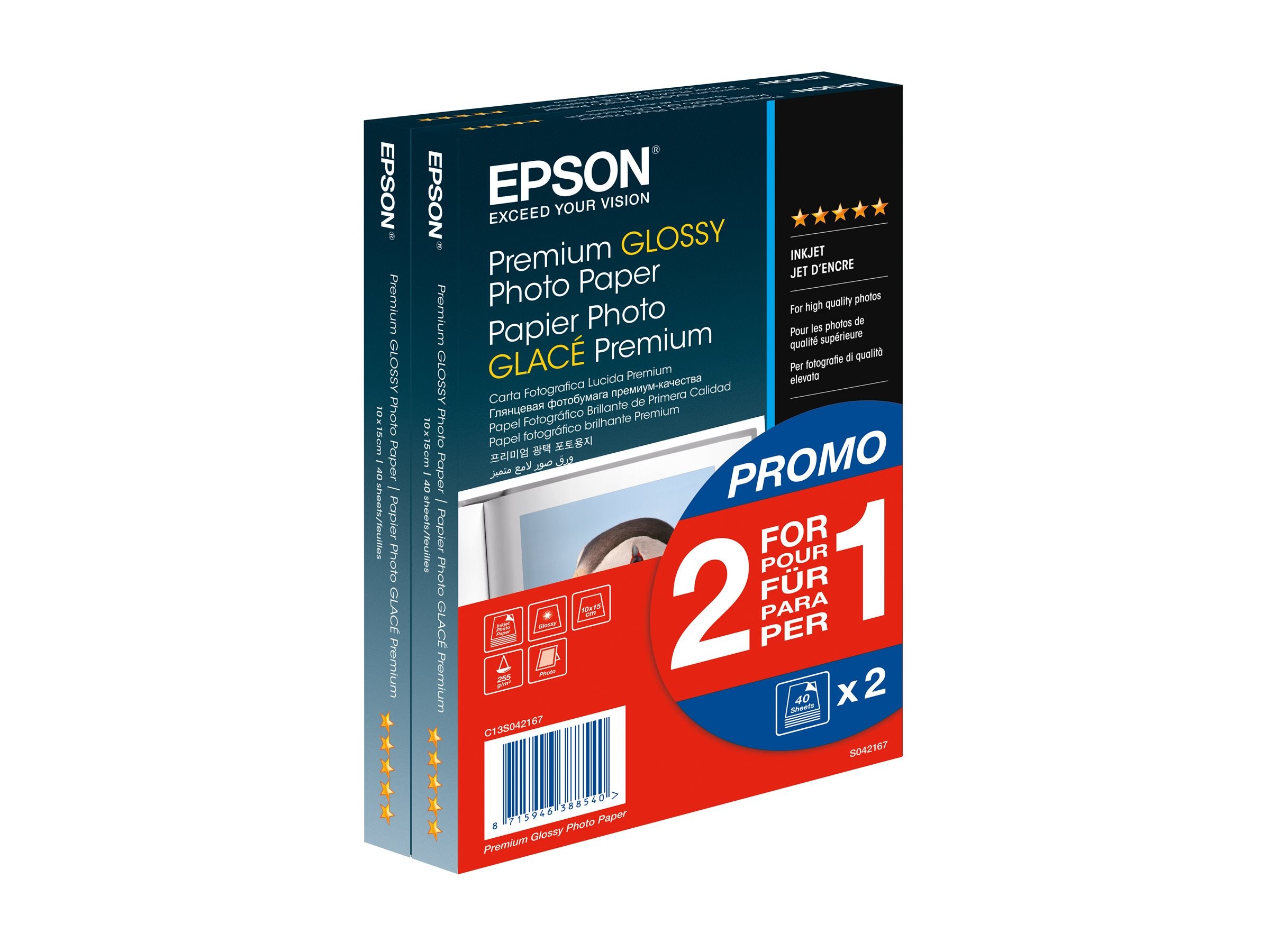 EPSON Premium glänzend Foto Papier Verpackung