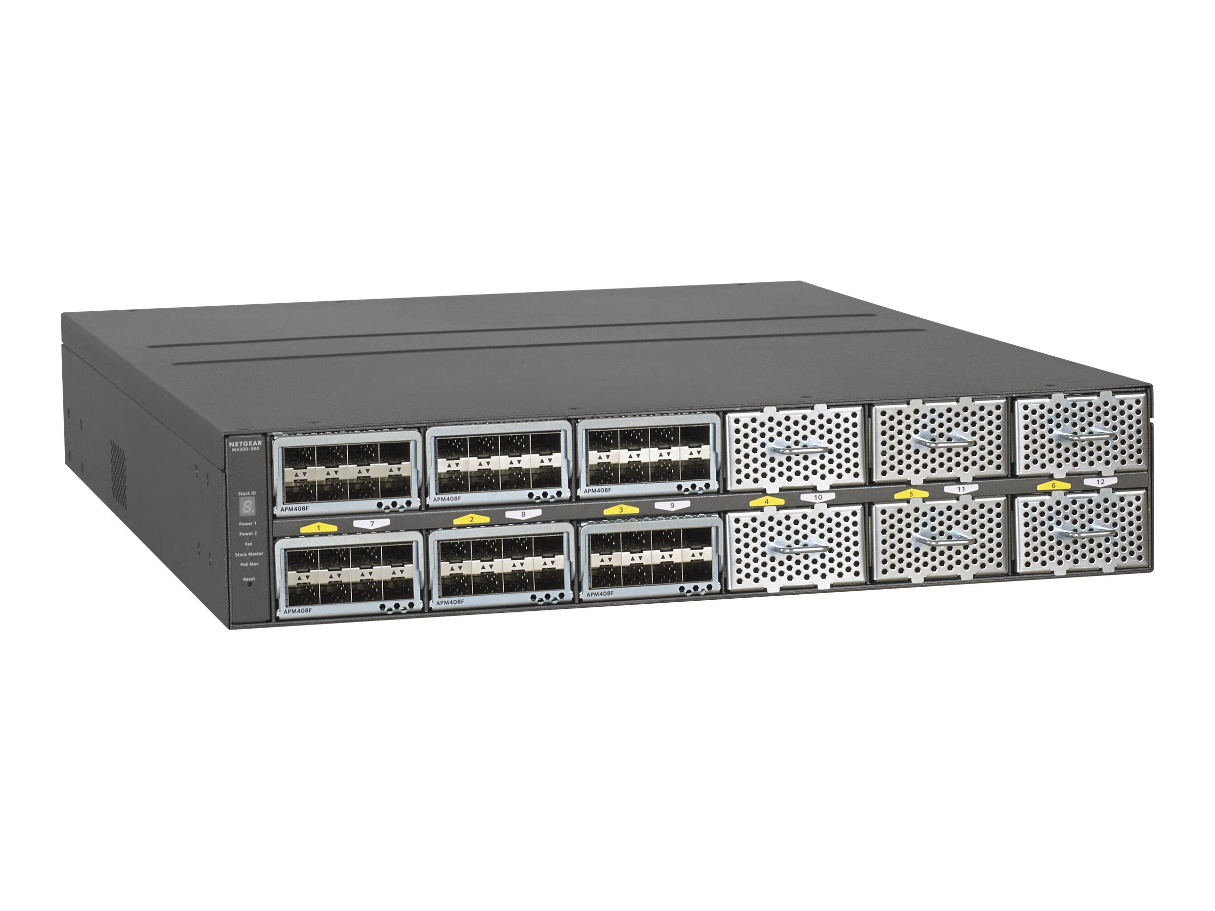 NETGEAR M4300-96X Switch Rückansicht