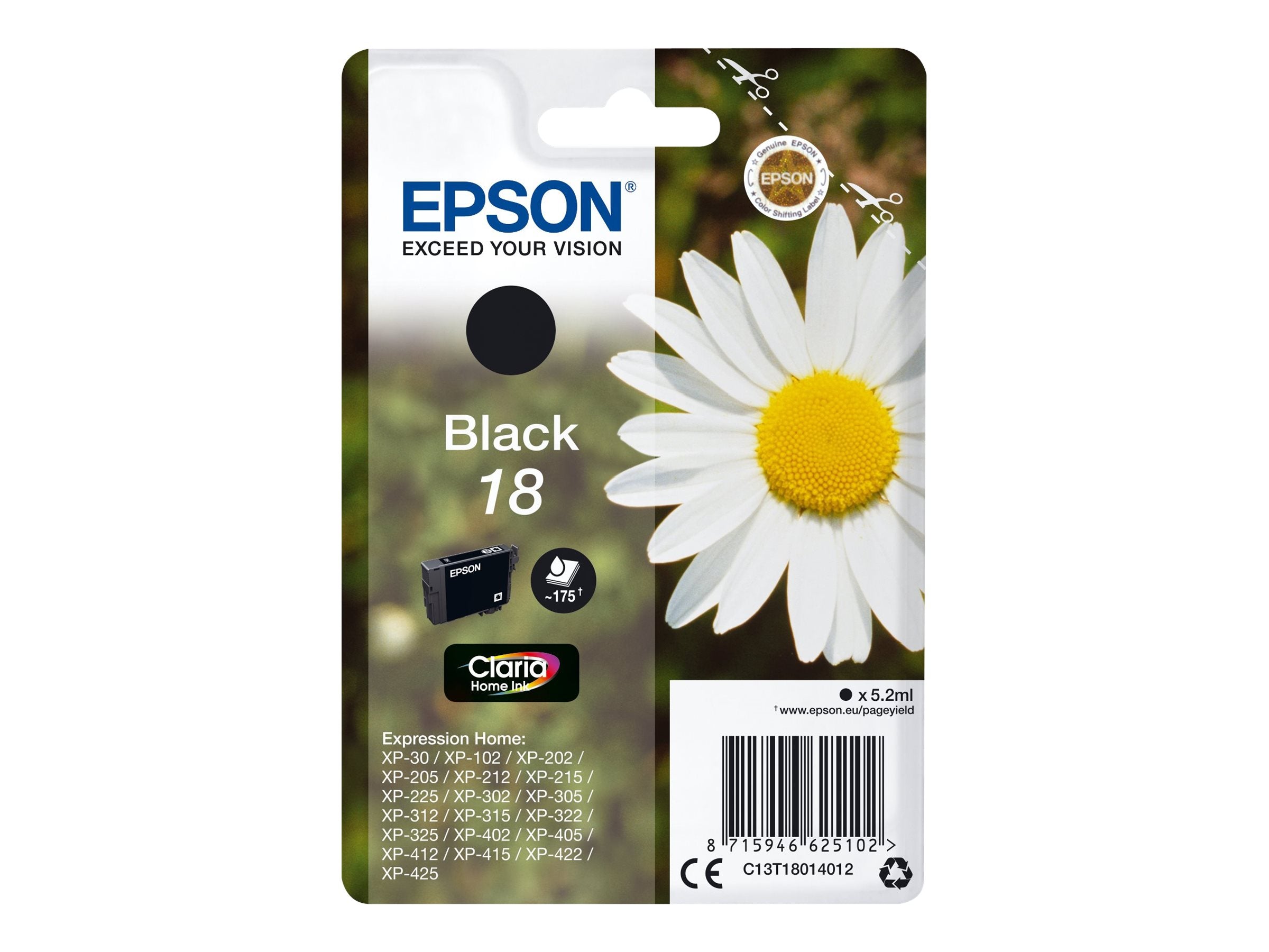 EPSON 4LB 18 Tintenpatrone schwarz Verpackung