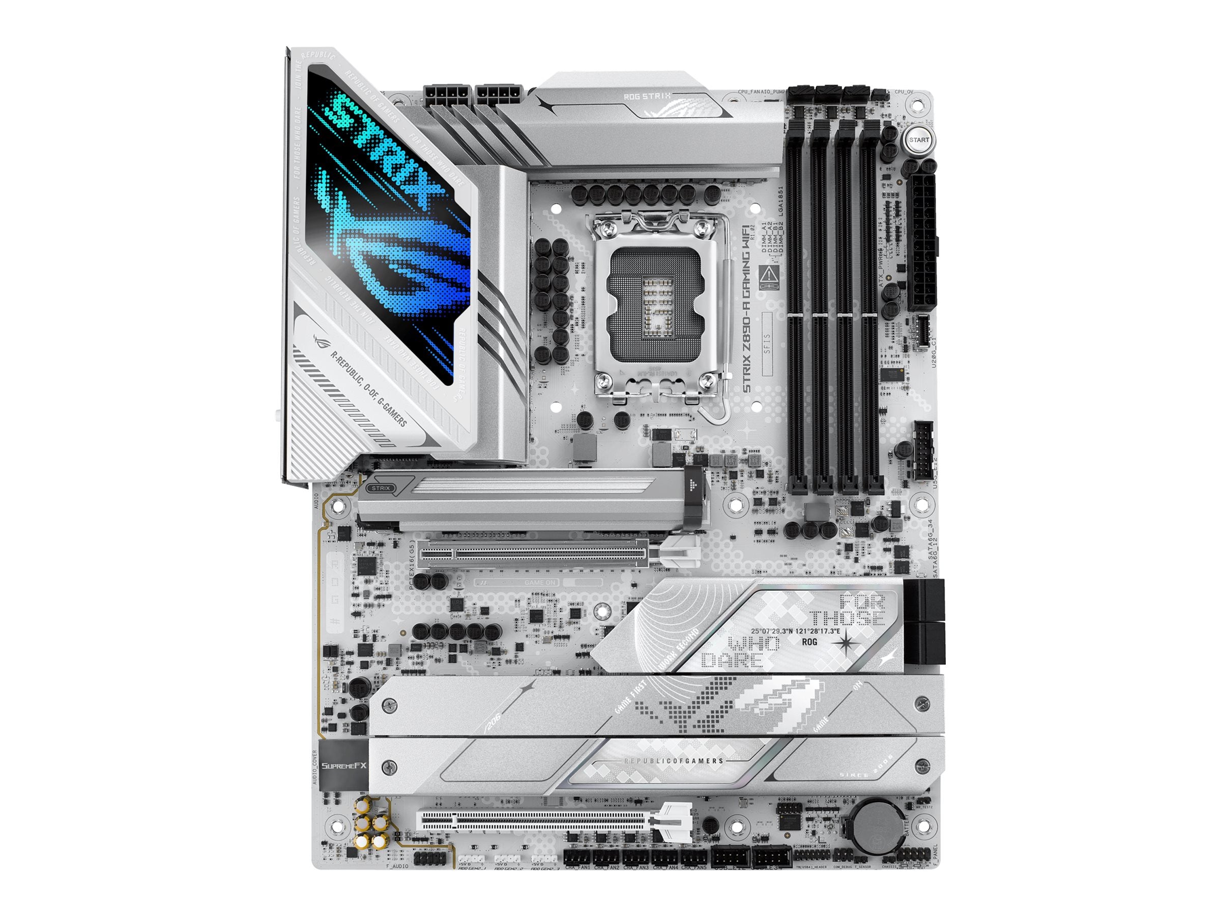 ASUS ROG STRIX Z890-A GAMING WIFI Motherboard Vorderansicht