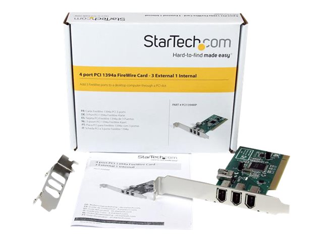 STARTECH.COM 4 Port PCI 1394a FireWire Adapter Card Detailansicht