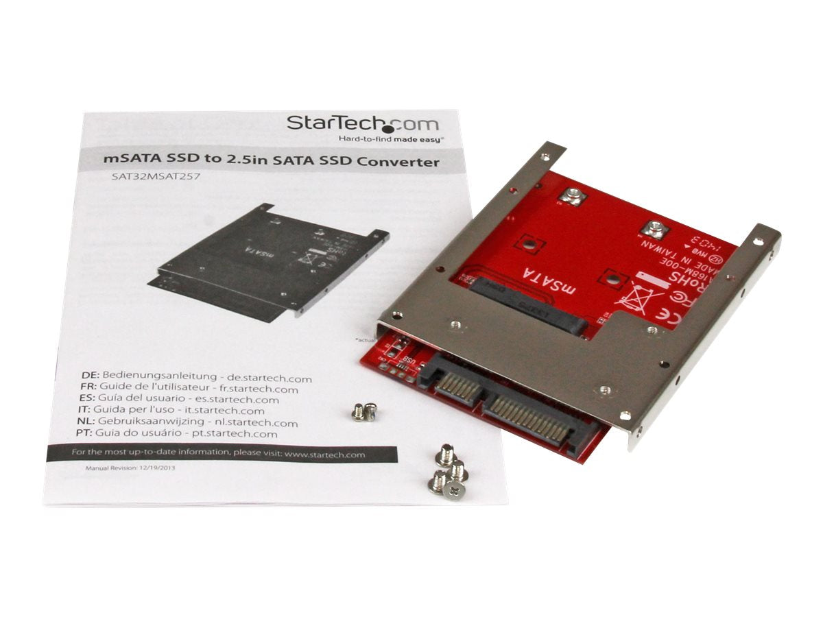 STARTECH.COM mSATA SSD auf 2,5 Zoll SATA Adapter - Detailansicht