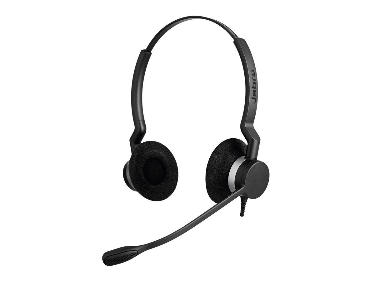 JABRA BIZ 2300 Duo Balanced Type 82 E-STD NC mic boom FreeSpin headband can only be used with the connecting cord 8800-01-89