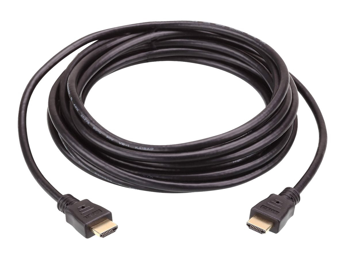 ATEN 2L-7DA6H Highspeed HDMI Kabel schwarz Vorderansicht