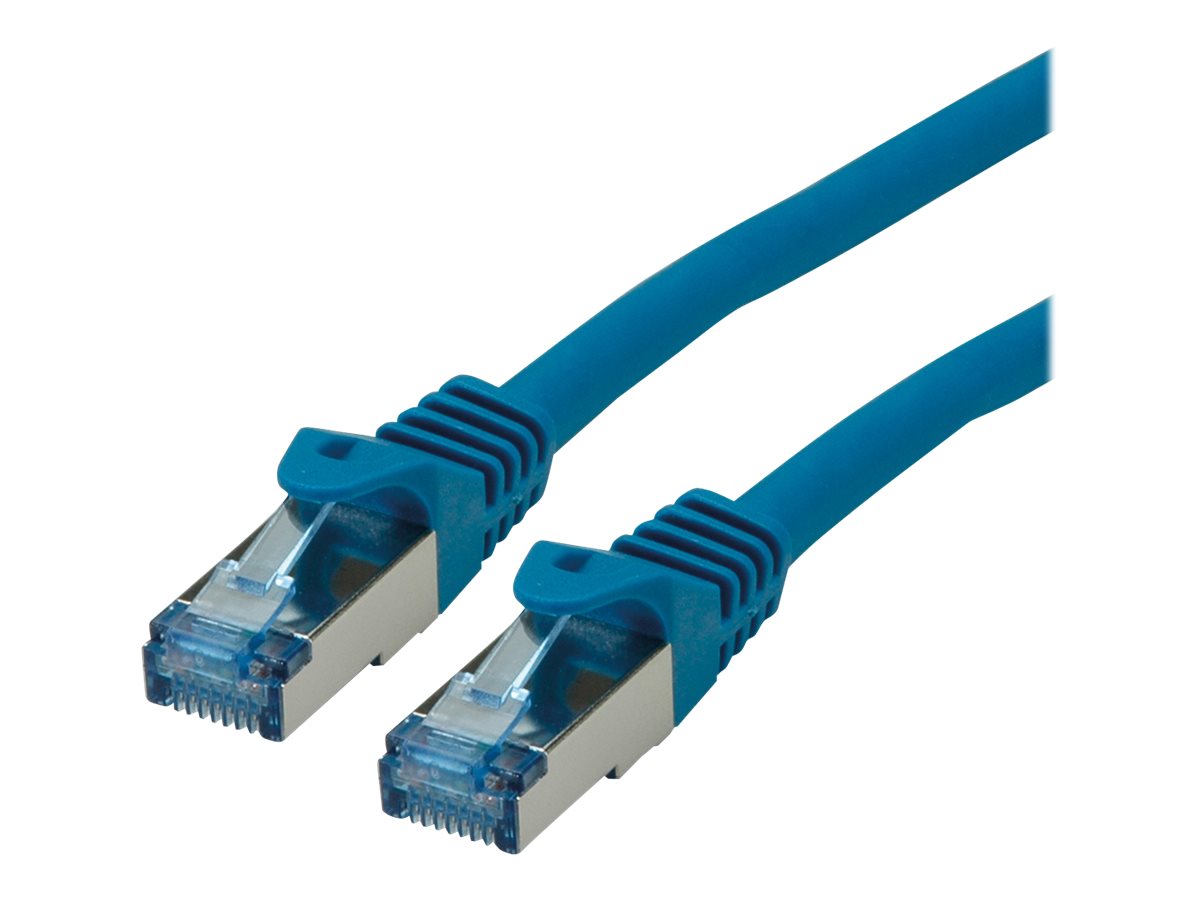 ROLINE Patchkabel Kat.6A S/FTP PiMF Component Level LSOH blau 0