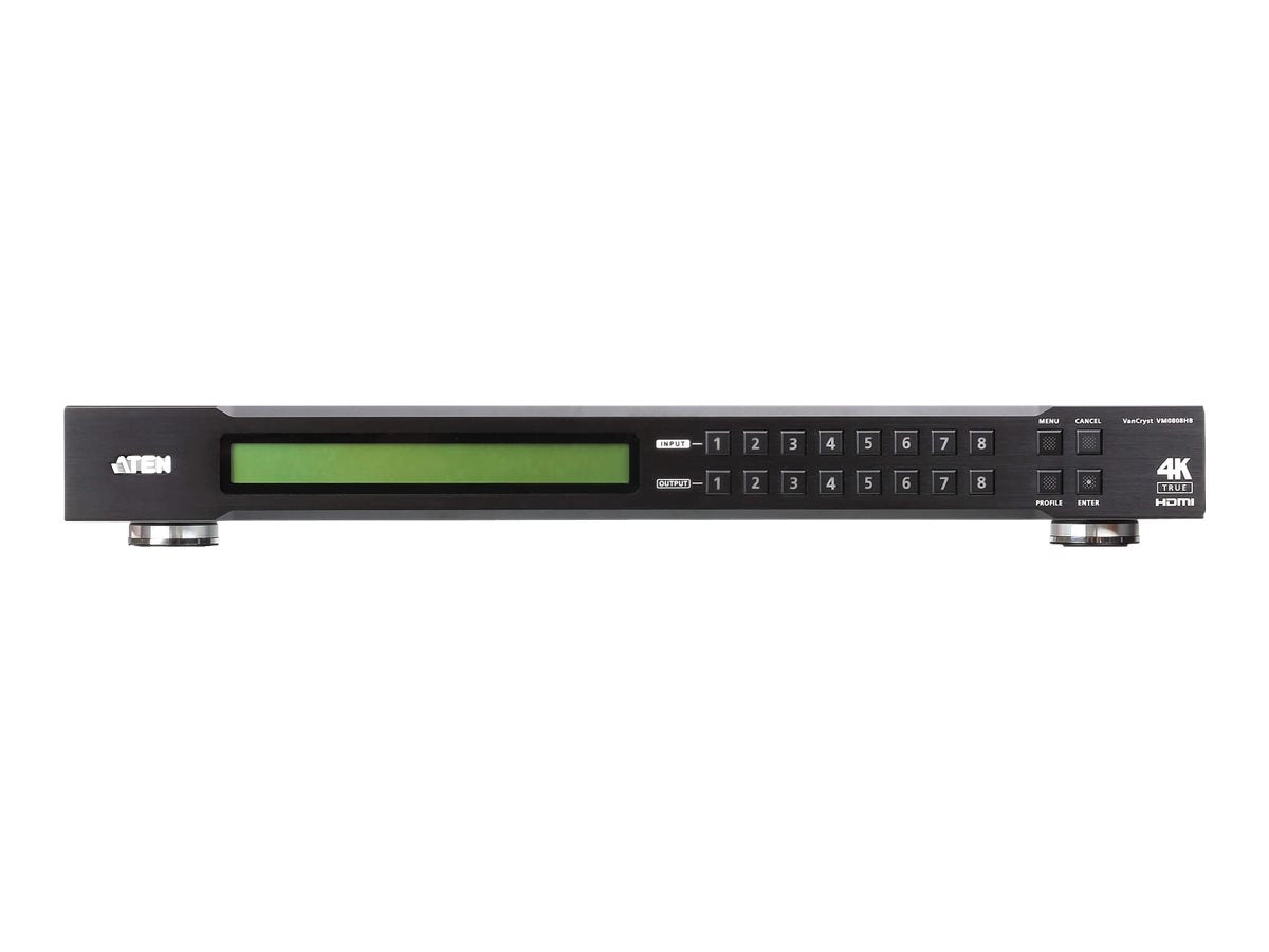 ATEN VM0808HB 8 x 8 True 4K HDMI Audio/Video Matrix Switch Detailansicht