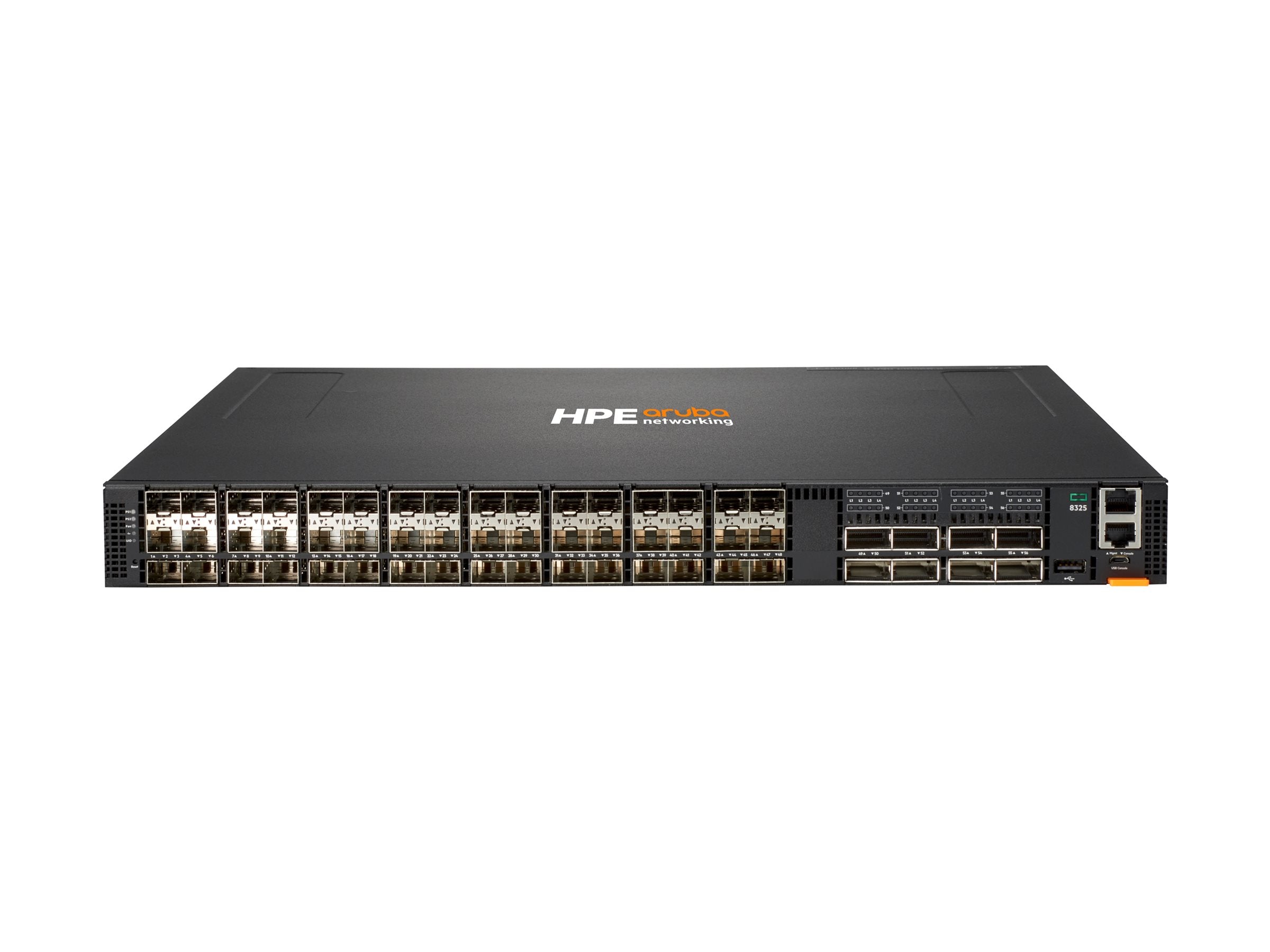 HPE Aruba 8325-48Y8C Power to Port Airflow 6 Fans 2 Power Supply Units Bundle