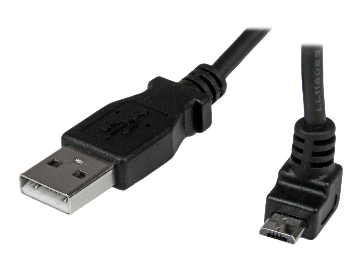 STARTECH.COM 1m Micro USB Kabel - A to Up Angle Micro B Anschlussansicht