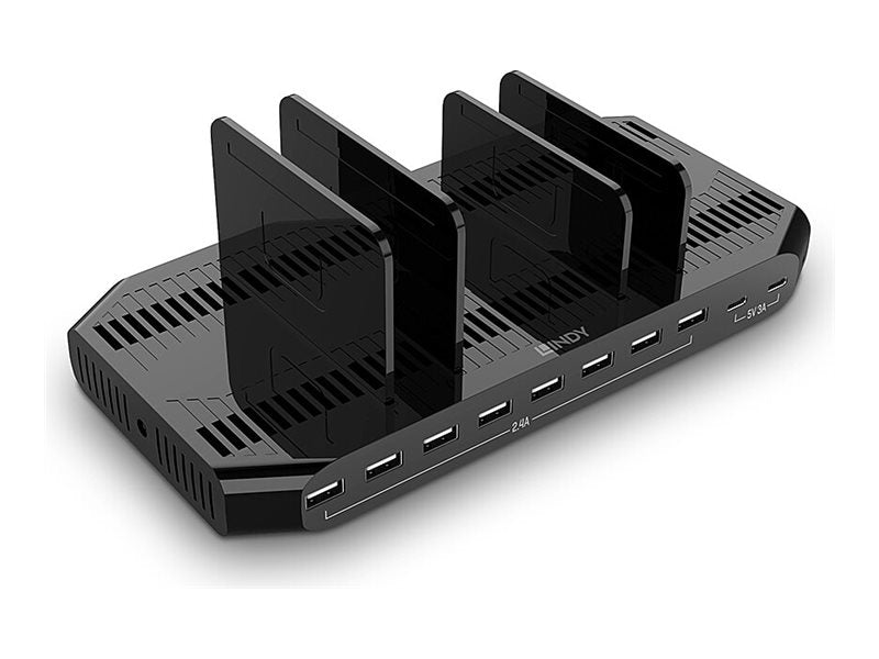 LINDY 120W 10 Port USB Charging Station Verpackung