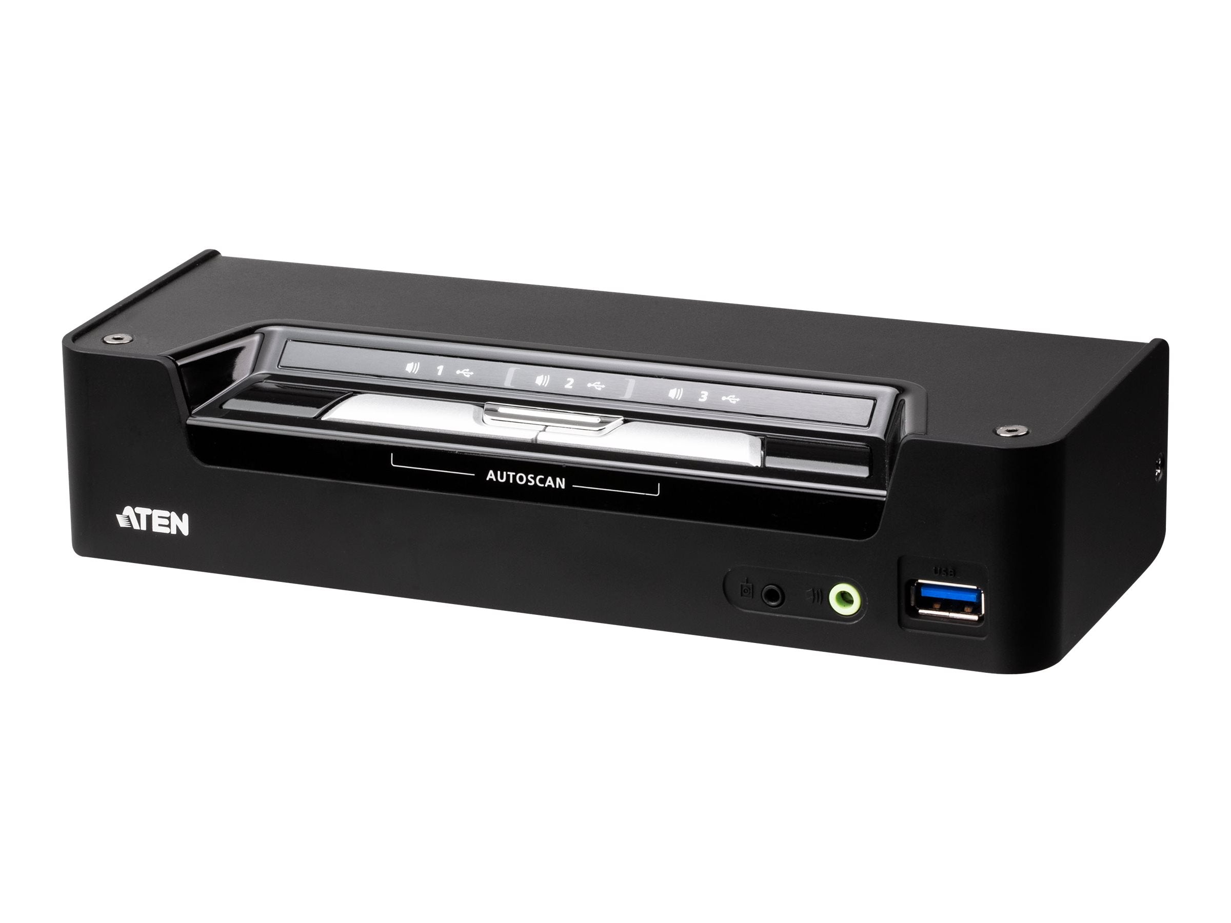 ATEN CS1953 3-Port USB-C DisplayPort Hybrid KVM Vorderansicht