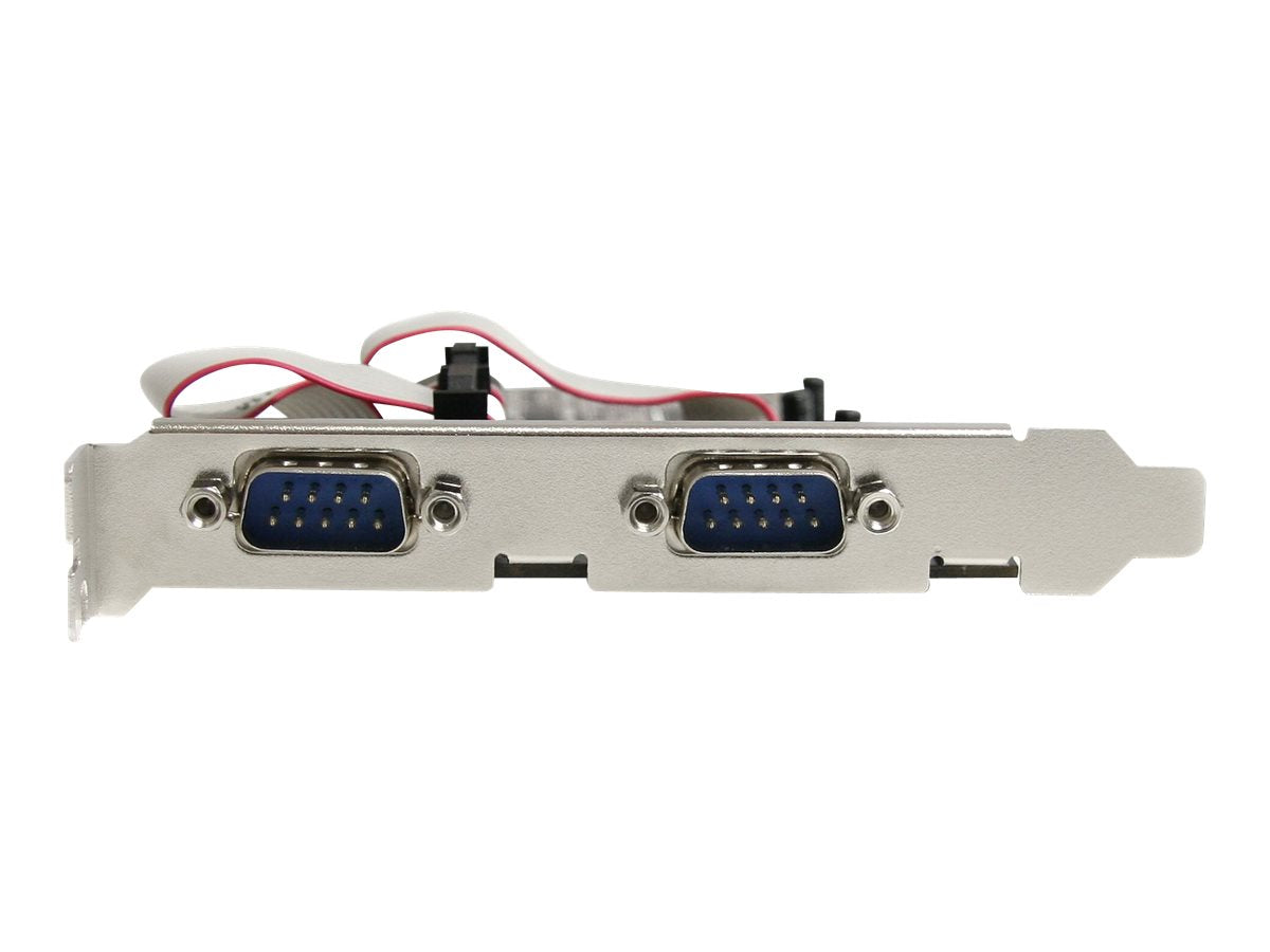 STARTECH.COM 4 Port Serielle RS232 PCI Express Schnittstellenkarte Rückansicht
