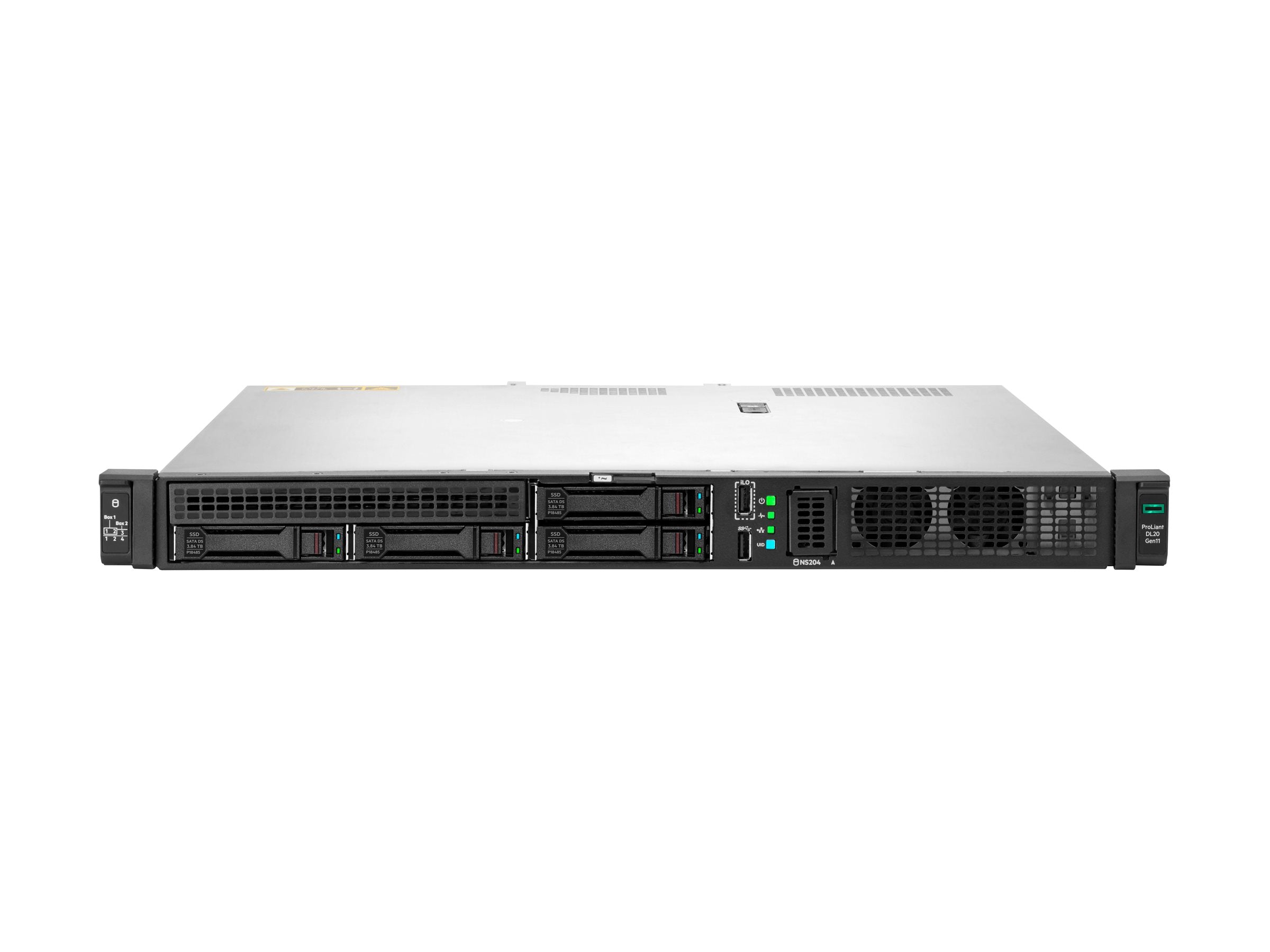 HPE ProLiant DL20 Gen11 1HE Xeon-E 6325P 4-Core 3.5GHz 1x32GB-U 2xLFF Hot Plug 2x2TB HDD 290W Server