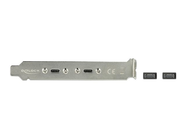 DELOCK Slotblech mit 2 x USB Type-C Port - Verpackung