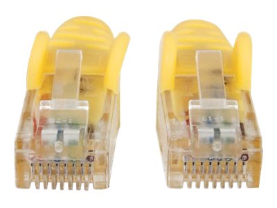 INTELLINET Netzwerkkabel Cat6 U/UTP 1m gelb Anschlussansicht