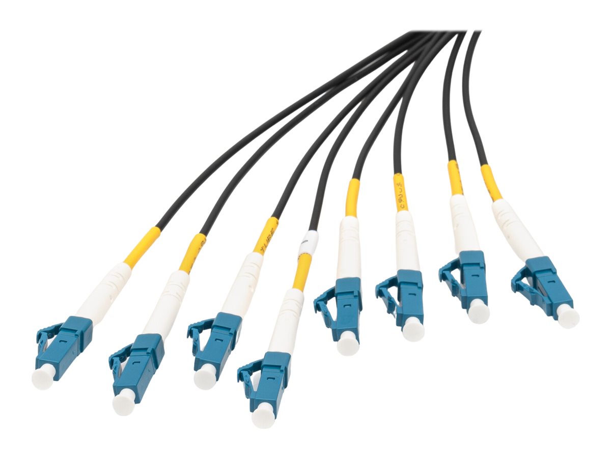 DIGITUS Breakout cable 8 Fiber SM G.657.A1 LC/UPC-LC/UPC 50m Vorderansicht