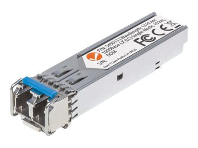 INTELLINET Gigabit Ethernet SFP Mini-GBIC Transceiver 1000Base-LX (LC) Single-Mode Port Reichweite bis zu 10 km Wellenlaenge 1310 nm
