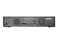 MATROX Extio N3408 IP KVM transmitter appliance Matrox Extio N3408 transmitter captures up to four DisplayPort video signals