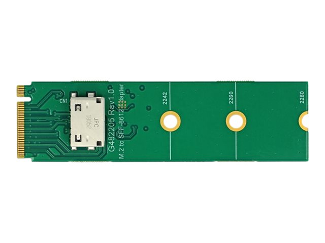 DELOCK M.2 Key M zu 1 x OCuLink SFF-8612 Konverter - Vorderansicht