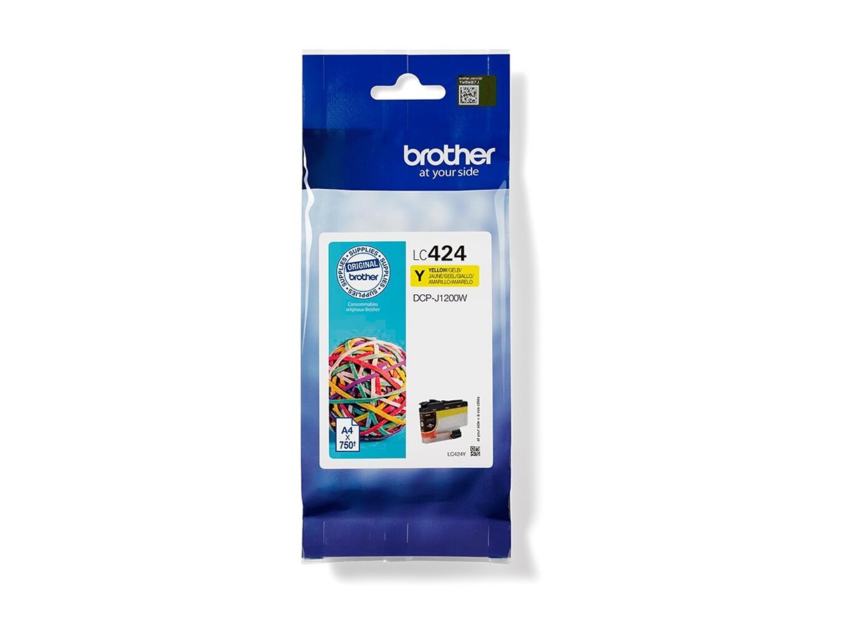 BROTHER LC424Y Tintenpatrone Verpackung